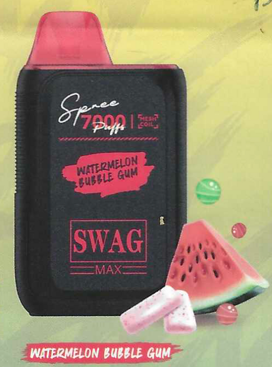 SWAG MAX 7K WATERMELON BUBBLE GUM