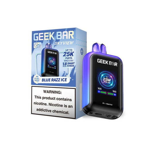 GEEK BAR SkyView 25k - Blue Razz lce