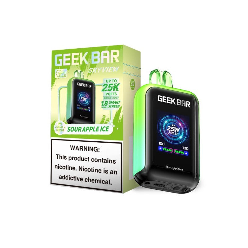 GEEK BAR SkyView 25k - Sour Apple lce