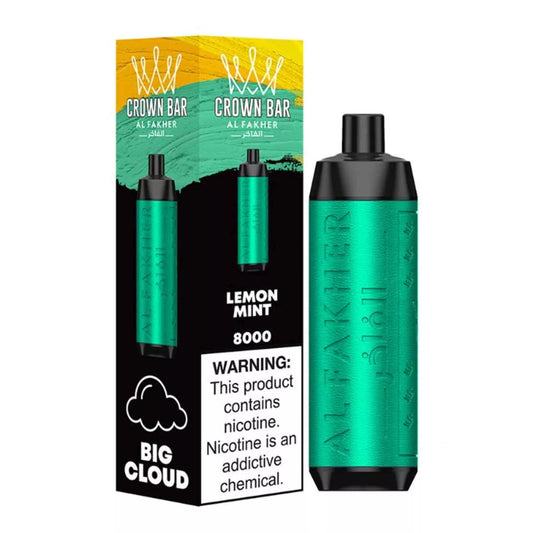 CROWN BAR AL FAKHER 8K Puffs - LEMON MINT