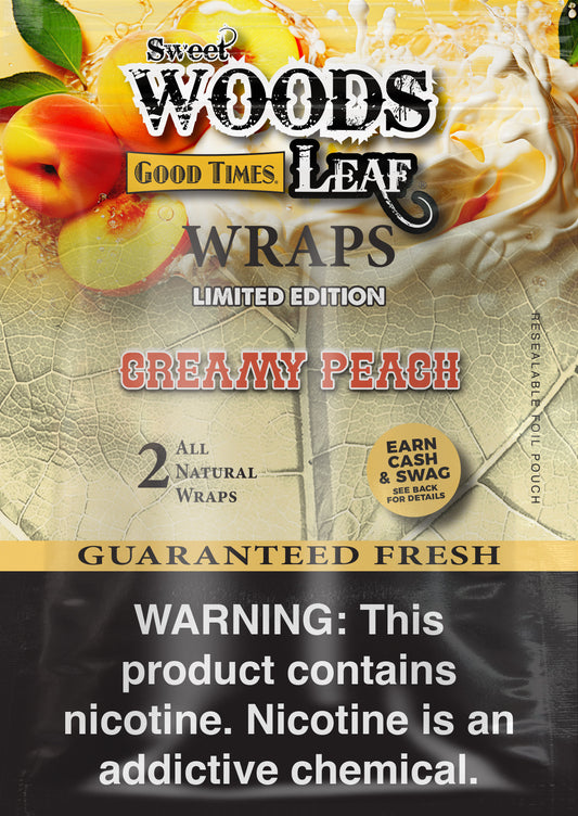 GOOD TIMES SWEET WOODS LEAF WRAP GRAMY PEACH