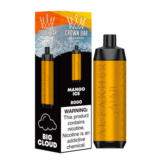 CROWN BAR AL FAKHER 8K Puffs - MANGO ICE