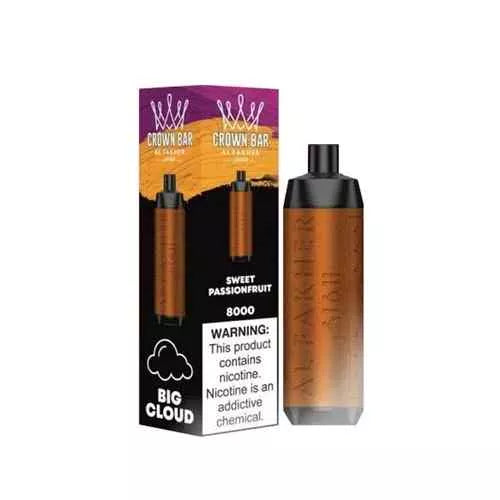 CROWN BAR AL FAKHER 8K Puffs - SWEET PASSIONFRUIT
