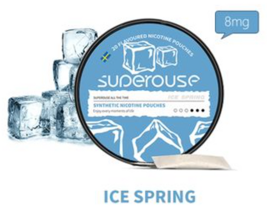SUPEROUSE POUCHES 8mg - ICE SPRING
