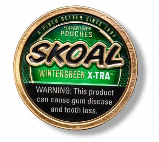 SKOAL - POUCHES WINTERGREEN X-TRA