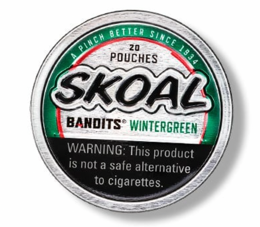 SKOAL - POUCHES BANDITS WINTERGREEN