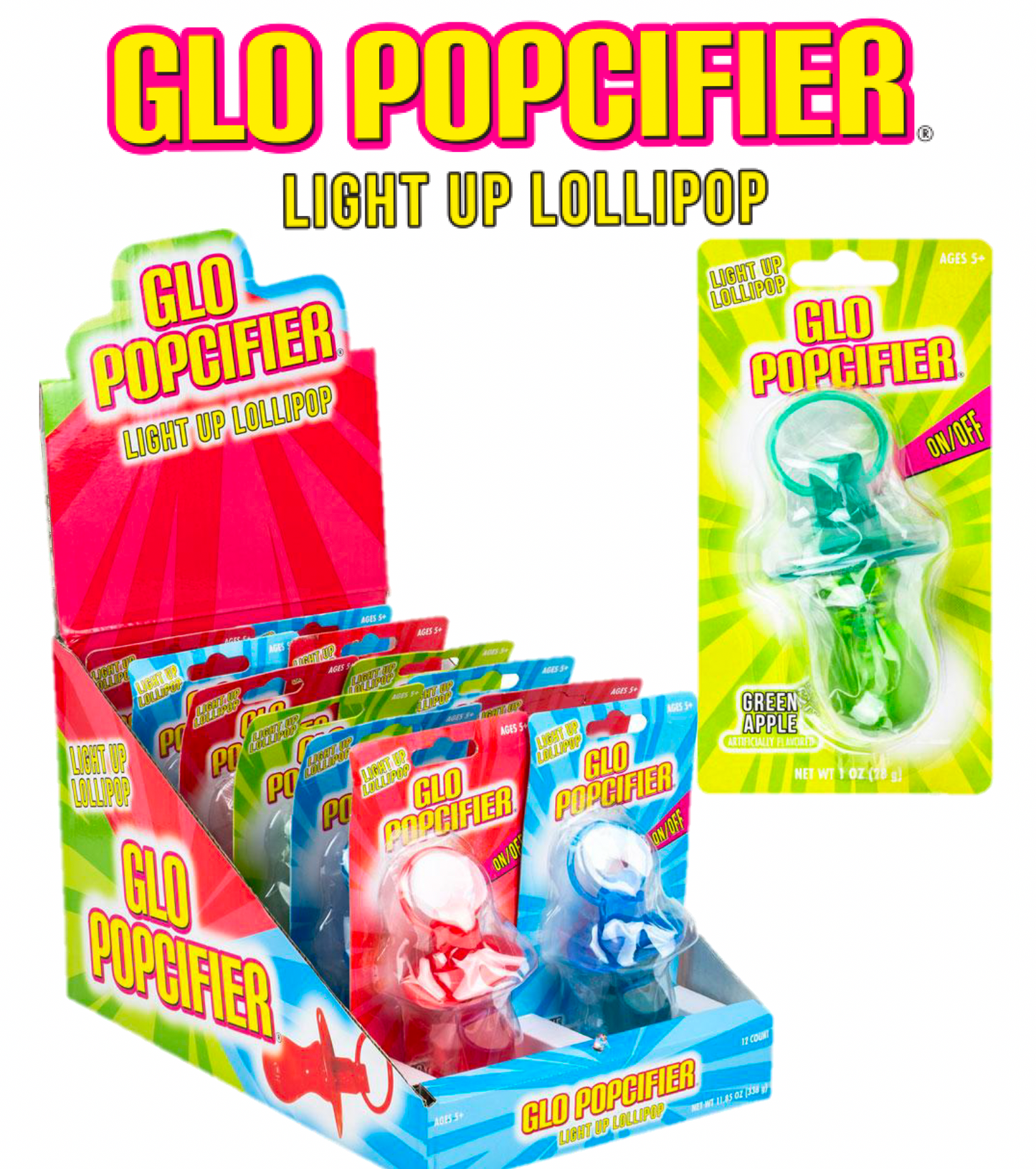 GLOPOPCIFIER LIGHT UP LOLLIPOP