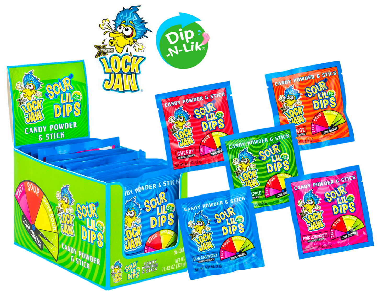 LOCK JAW LIL DIP SOUR SINGLES