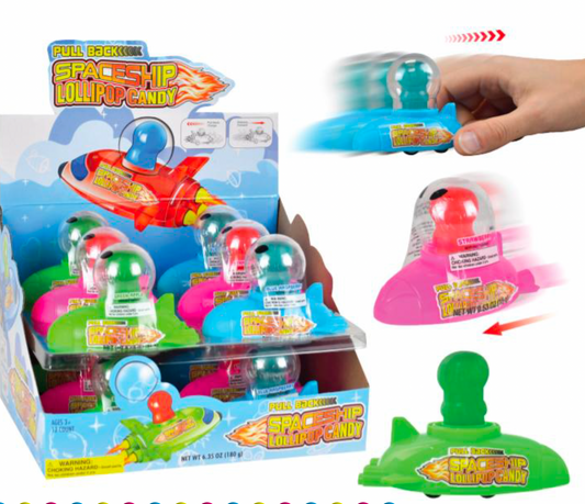 PULL BACK SPACESHIP LOLLI
