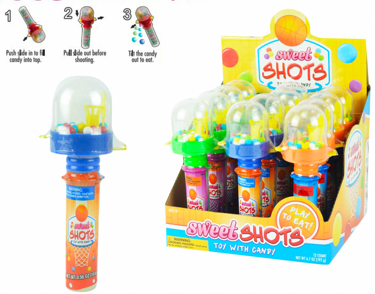 SWEETS SHOTS TOY W CANDY