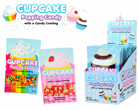 CUPCAKE COATED POP CANDY