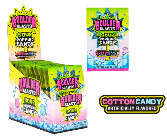 BOULDER BLAST POOPING CANDY - COTTON CANDY