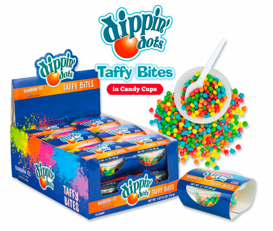 DIPPIN DOTS TAFFY BITES CUP