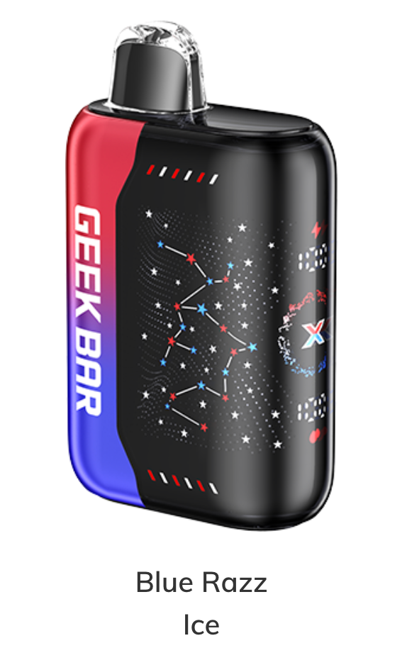 GEEK BAR PULSE X 25K - Blue Razz Ice Patriot