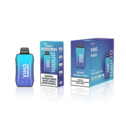 VIHO TURBO 10K DISPOSABLE - GRAPE BUBBLE GUM