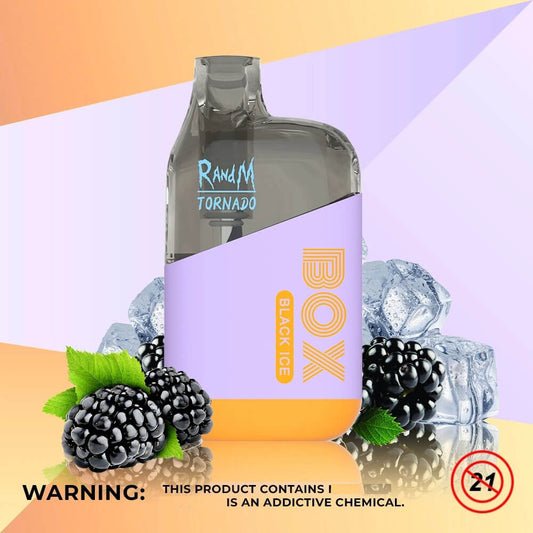 RandM TORNADO BOX 10K VAPE Black Ice