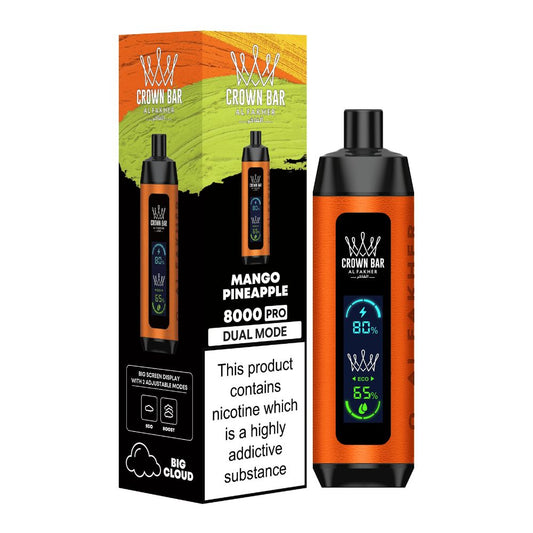 CROWN BAR AL FAKHER 8K Puffs - Mango Pineapple