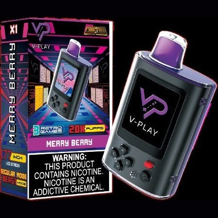 V-Play 20K Disposable Vape Merry Berry Abu Amin Distribution Company AADC V-Play 20K Disposable Vape Merry Berry Abu Amin Distribution Company AADC