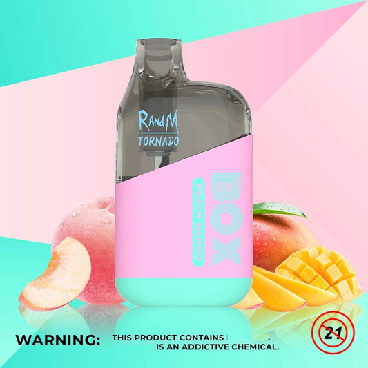 RandM TORNADO BOX 10K VAPE Peach Mango