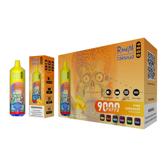 RANDM TORNADO 9K PUFFS DISPOSABLE VAPE Sour Candy