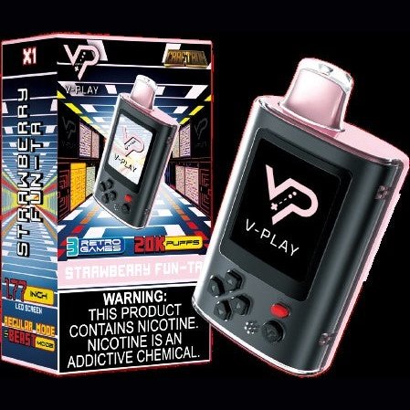 V-Play 20K Disposable Vape Strawberry Fun-Ta