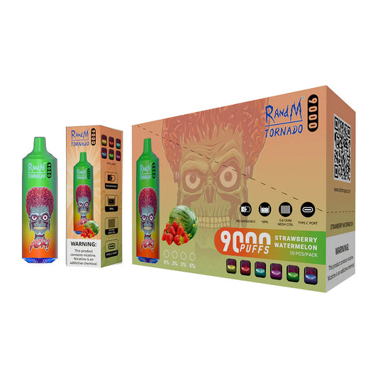 RANDM TORNADO 9K PUFFS DISPOSABLE VAPE Summer Peach Ice