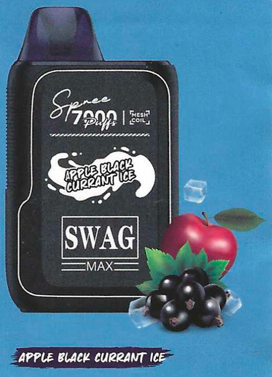SWAG MAX 7K APPLE BLACK CURRANT ICE