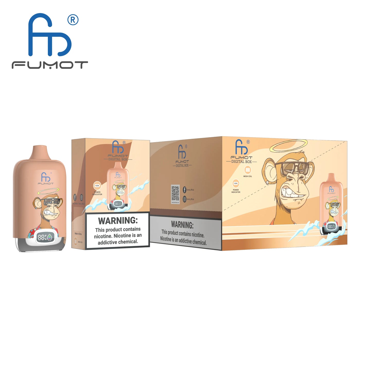 FUMOT DIGITAL BOX 12K Blue Razz Lemonade