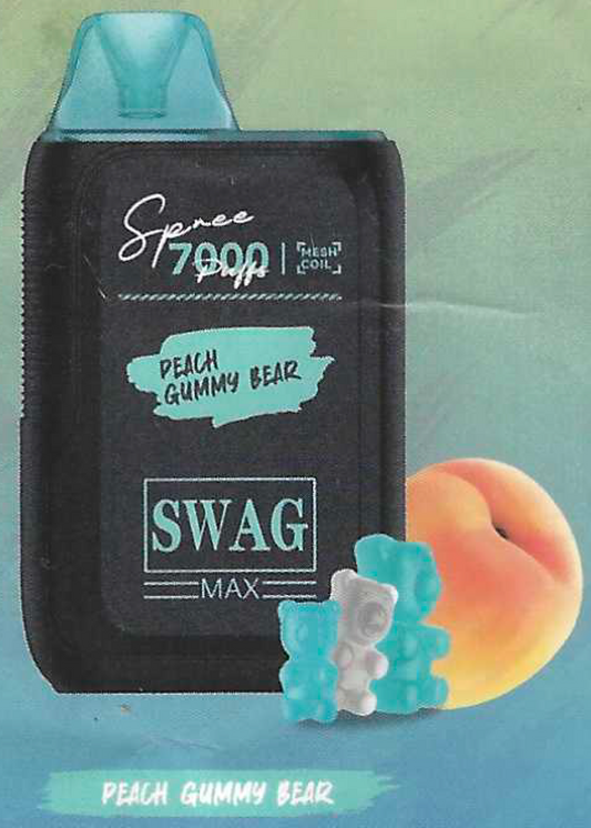 SWAG MAX 7K PEACH GUMMY BEAR