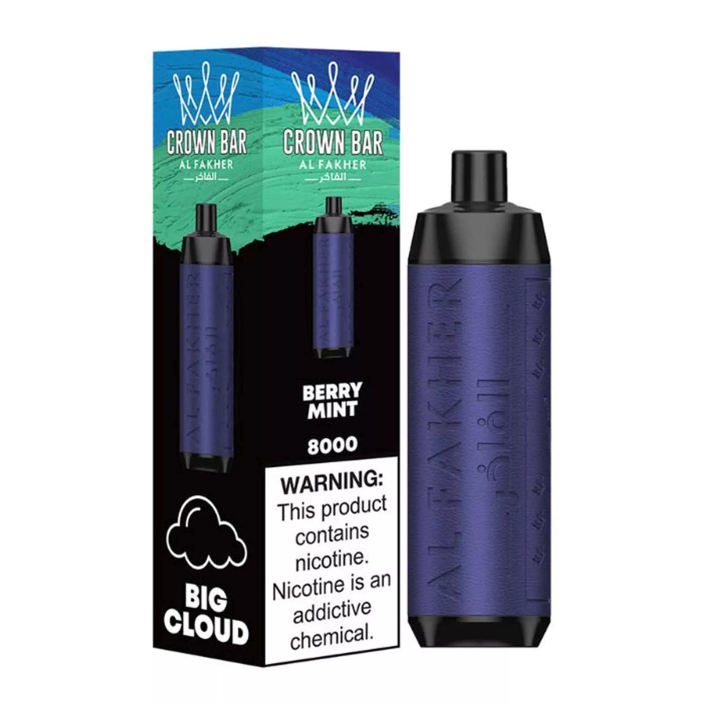 CROWN BAR AL FAKHER 8K Puffs - MIXED BERRY