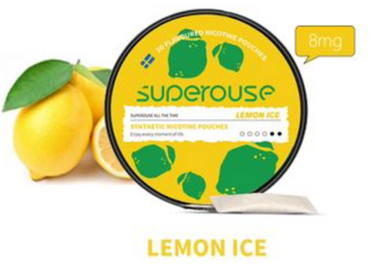 SUPEROUSE POUCHES 8mg - LEMON ICE