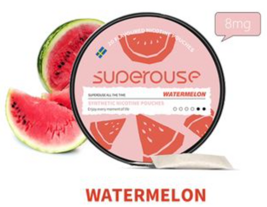 SUPEROUSE POUCHES 8mg - WATERMELON