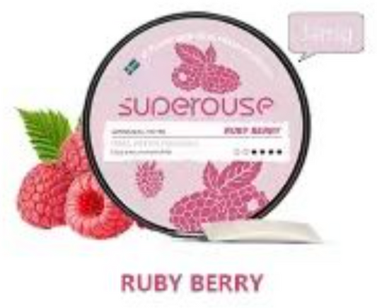 SUPEROUSE POUCHES 11mg - RUBY BERRY
