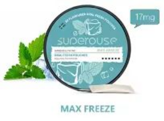SUPEROUSE POUCHES 17mg - MAX FREEZE