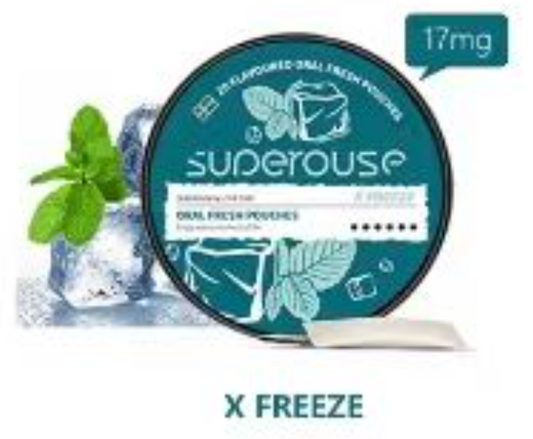 SUPEROUSE POUCHES 17mg - X FREEZE