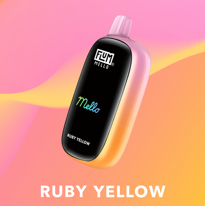 Ruby Yellow Flum Mello Flavor FLUM MELLO VAPE 20K Ruby Yellow Flum Mello Flavor FLUM MELLO VAPE 20K