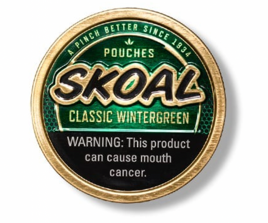SKOAL - POUCHES CLASSIC WINTERGREEN