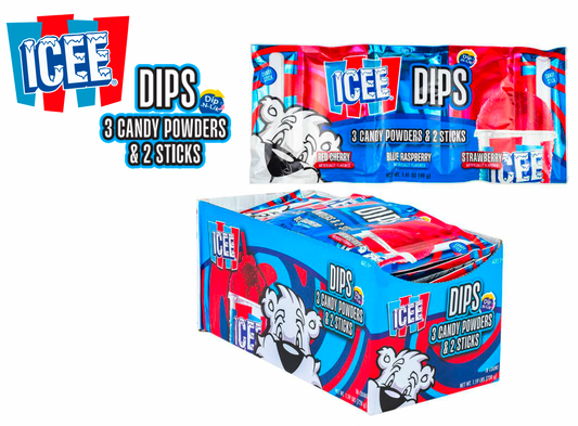 ICEE 3 PK DIPS CANDY/POWDER/STICK