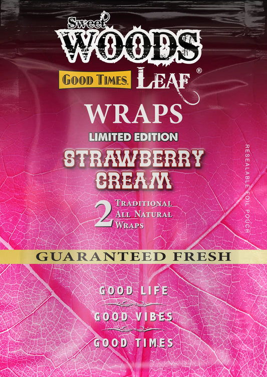 GOOD TIMES SWEET WOODS LEAF WRAP Strawberry Cream
