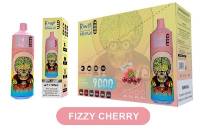 RANDM TORNADO 9K PUFFS DISPOSABLE VAPE Fizzy Cherry